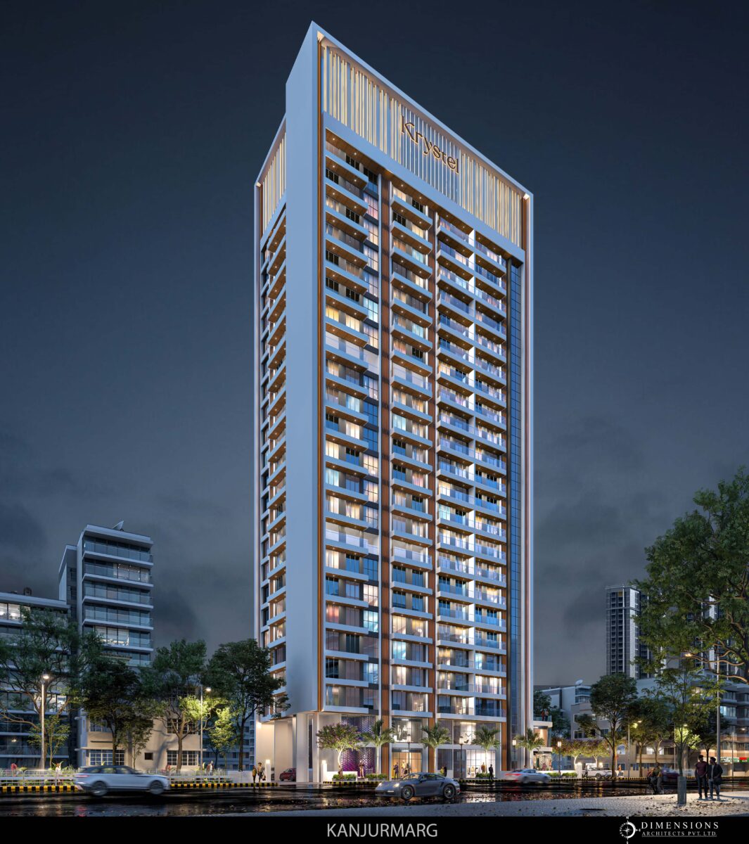 KANJURMARG NIGHT VIEW with name